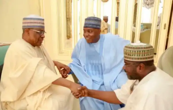 2019: I’ll Do To You What Your Father Did To Me – Babangida Tells Saraki (Photo)